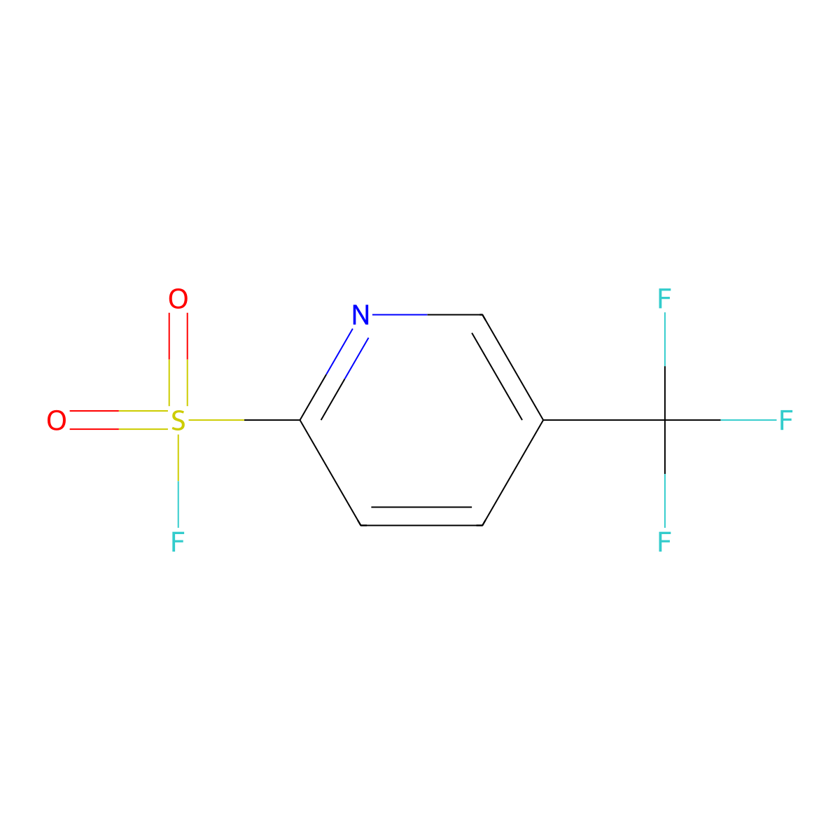5-(Trifluoromethyl)pyridine-2-sulfonyl fluoride molecular structure, CAS 2095411-14-4