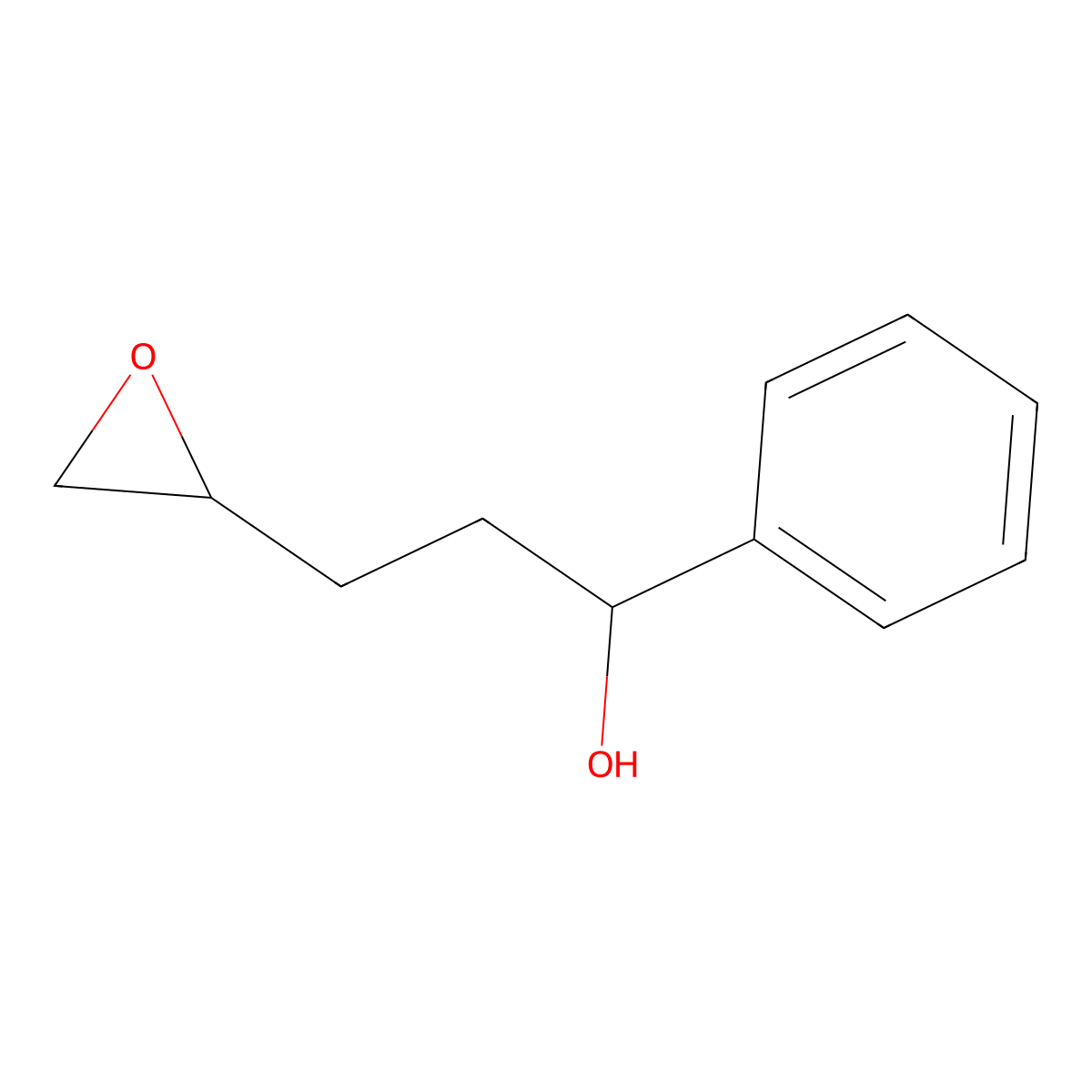 3-(Oxiran-2-yl)-1-phenylpropan-1-ol molecular structure, CAS 2095411-26-8