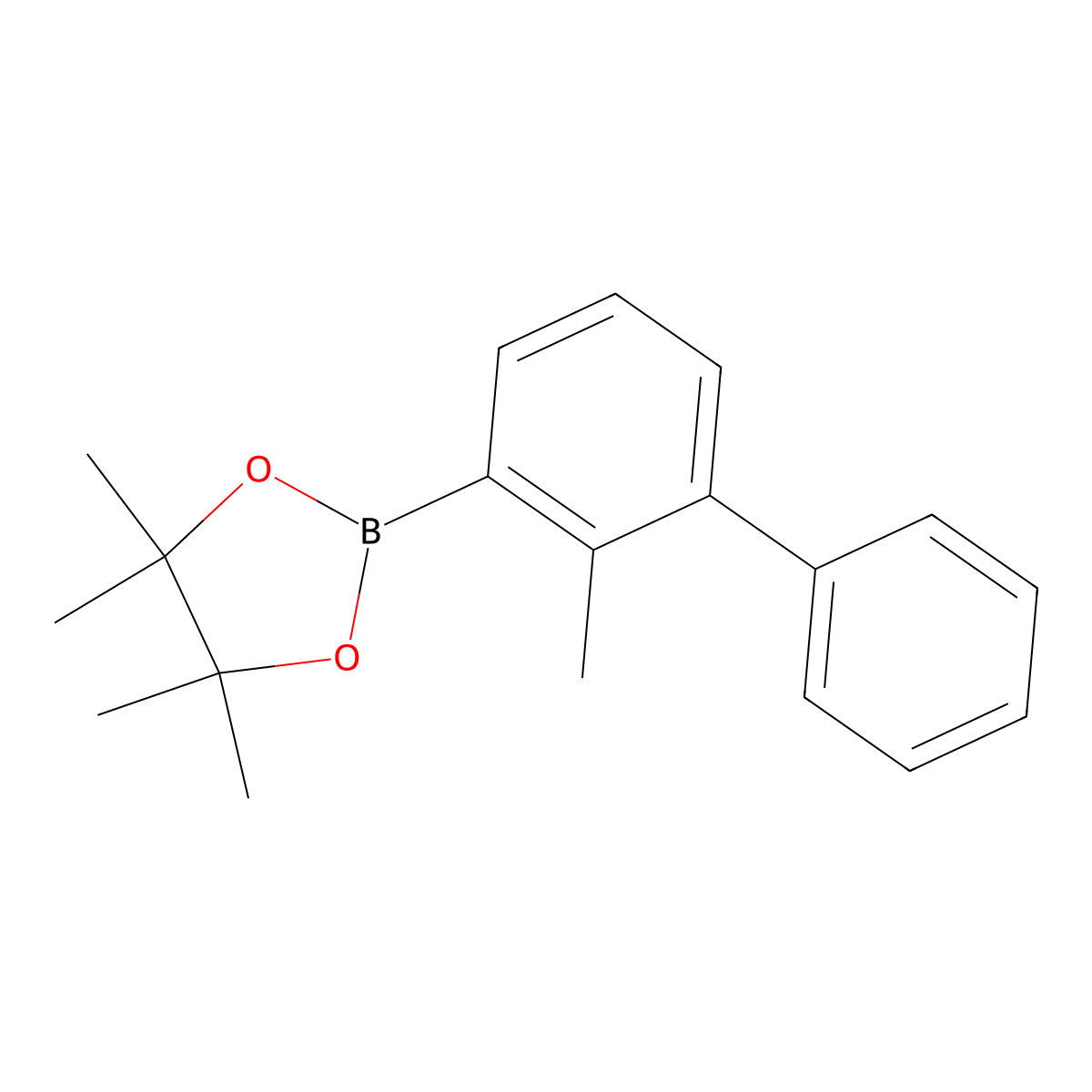 4,4,5,5-Tetramethyl-2-{2-methyl-[1,1'-biphenyl]-3-yl}-1,3,2-dioxaborolane molecular structure, CAS 2095412-05-6