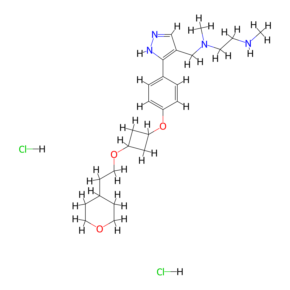 EPZ020411 2HCl molecular structure, CAS 2095432-47-4