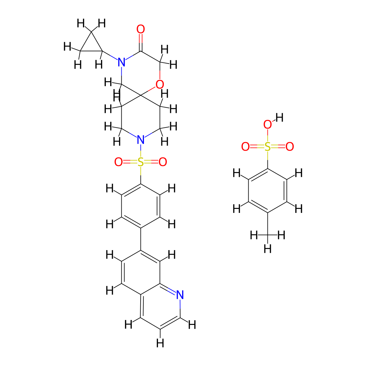 FAS-IN-1 Tosylate molecular structure, CAS 2095432-57-6