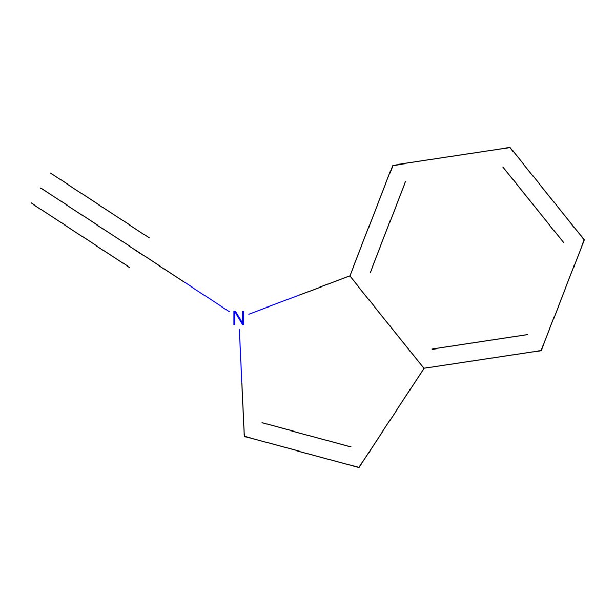 1-ethynyl-1H-indole molecular structure, CAS 2095470-83-8
