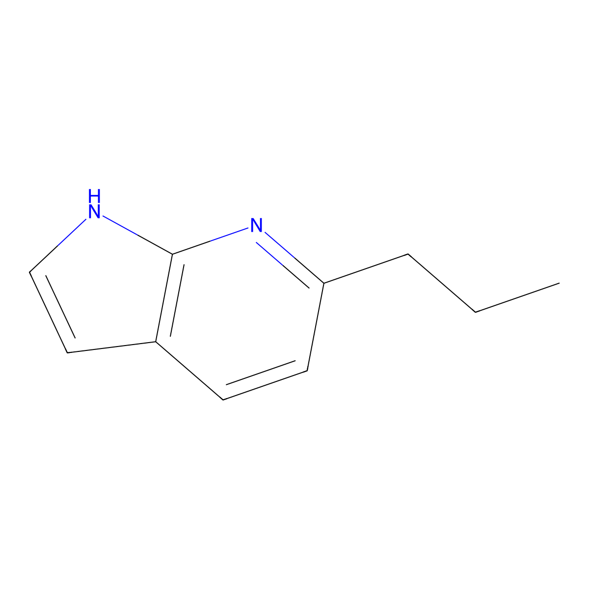 6-Propyl-1H-pyrrolo[2,3-B]pyridine molecular structure, CAS 2095488-90-5
