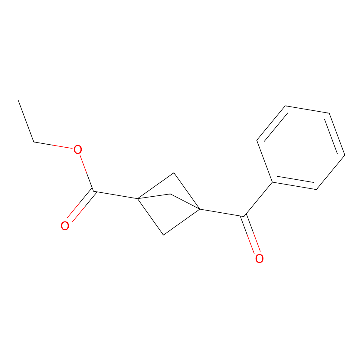 Ethyl 3-benzoylbicyclo[1.1.1]pentane-1-carboxylate molecular structure, CAS 2095495-77-3