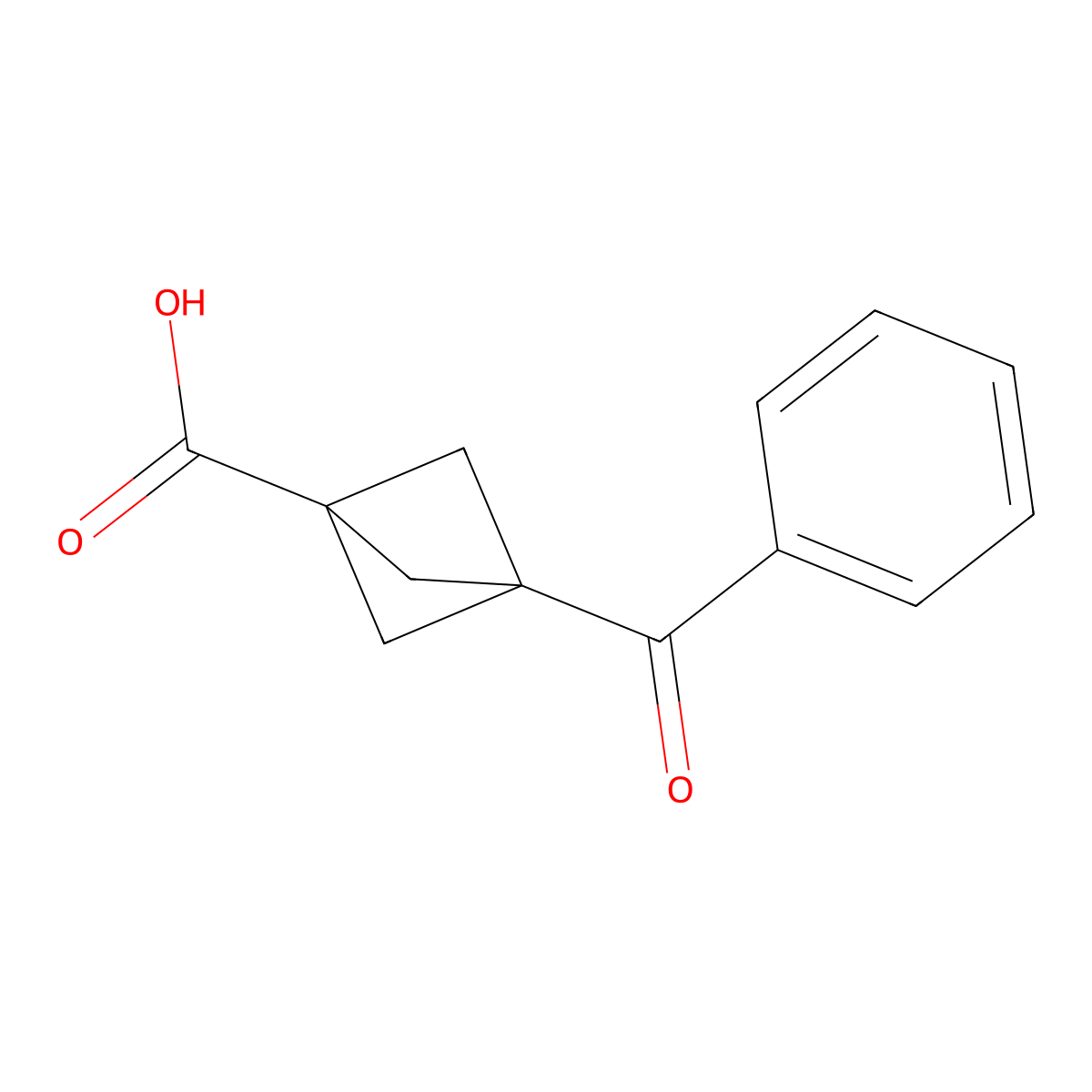 3-Benzoylbicyclo[1.1.1]pentane-1-carboxylic acid molecular structure, CAS 2095495-95-5