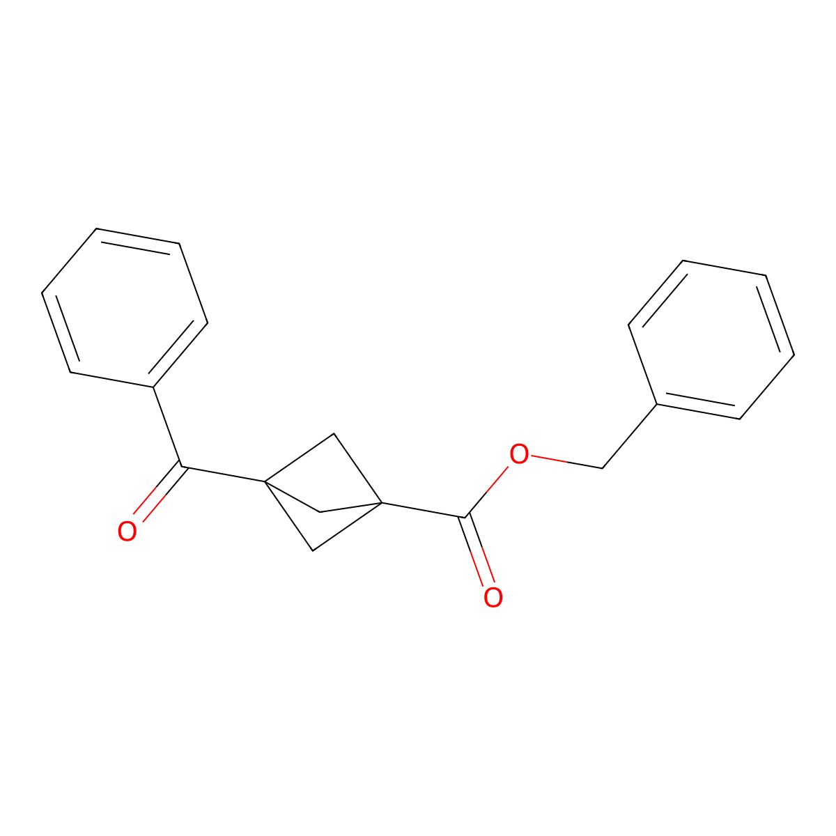 Benzyl 3-benzoylbicyclo[1.1.1]pentane-1-carboxylate molecular structure, CAS 2095495-96-6