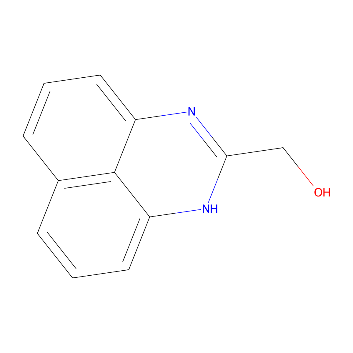 (1H-Perimidin-2-yl)methanol molecular structure, CAS 20956-94-9