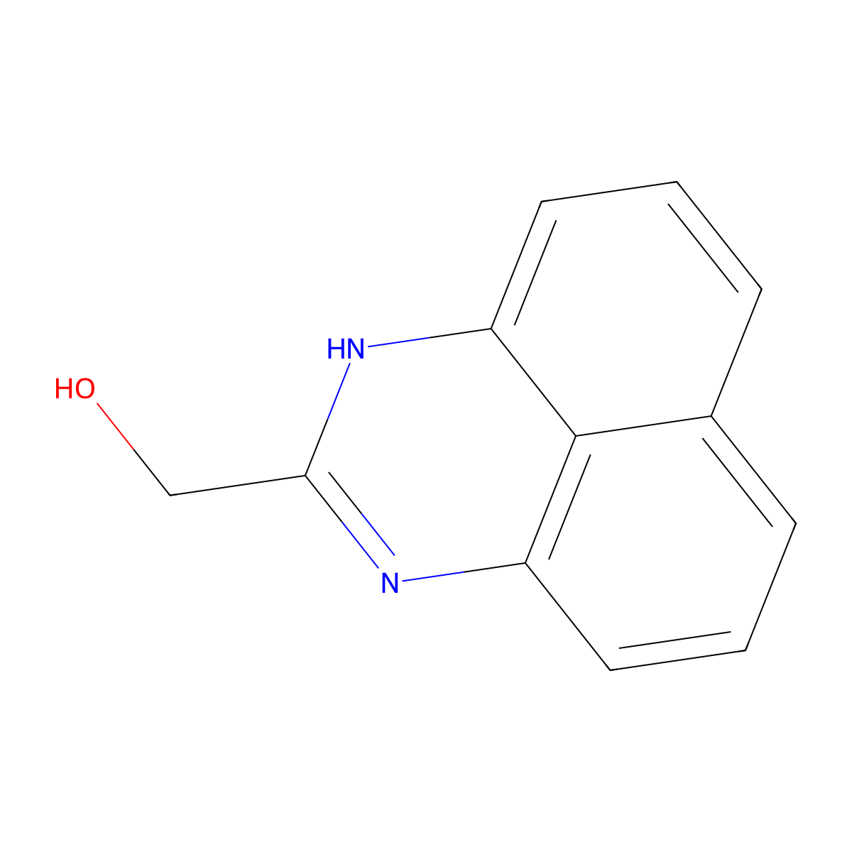 (1H-Perimidin-2-yl)methanol molecular structure, CAS 20956-94-9