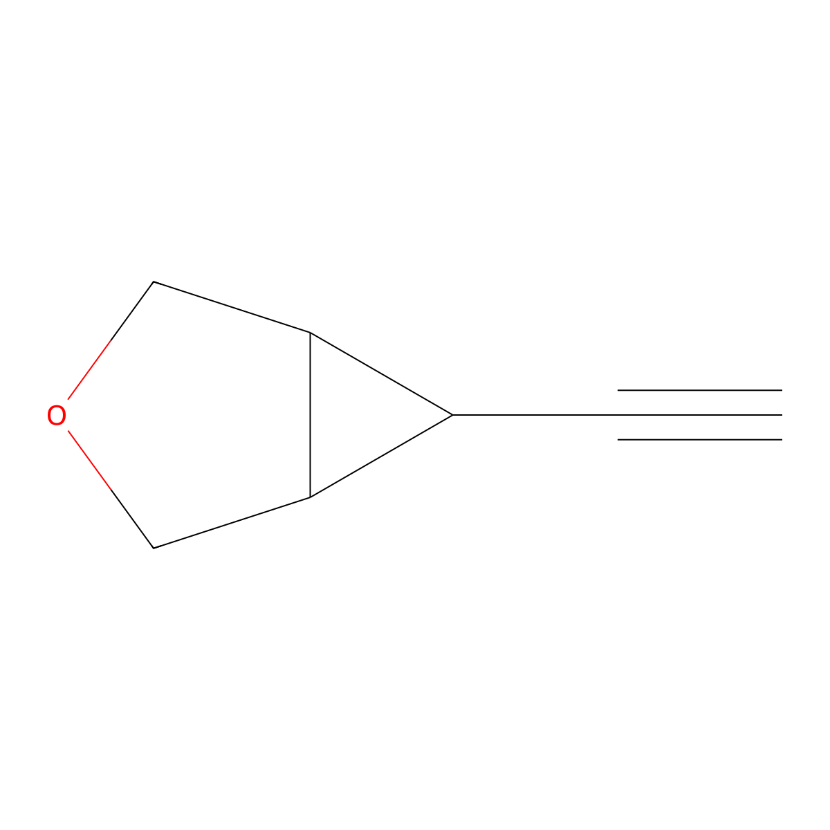 6-Ethynyl-3-oxabicyclo(3.1.0)hexane molecular structure, CAS 2095613-86-6