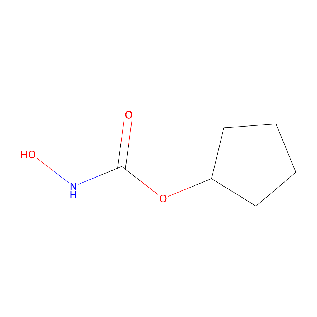 Cyclopentyl hydroxycarbamate molecular structure, CAS 2095641-48-6
