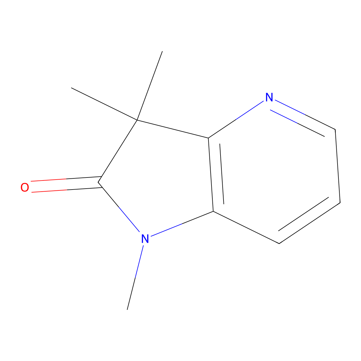 1,3,3-Trimethyl-1,3-dihydro-2H-pyrrolo[3,2-B]pyridin-2-one molecular structure, CAS 2095648-24-9