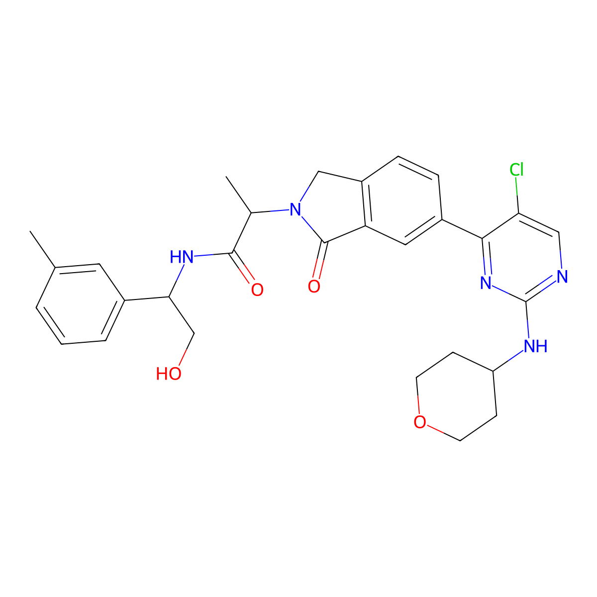 ERK1/2 inhibitor 1 molecular structure, CAS 2095719-90-5