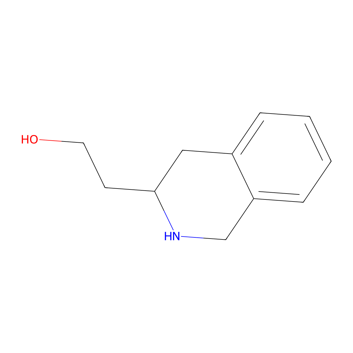 2-[(3S)-1,2,3,4-tetrahydroisoquinolin-3-yl]ethan-1-ol molecular structure, CAS 2095773-07-0