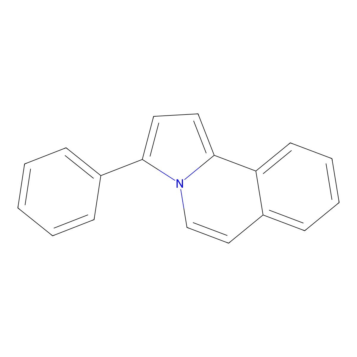 3-Phenylpyrrolo[2,1-a]isoquinoline molecular structure, CAS 20958-78-5