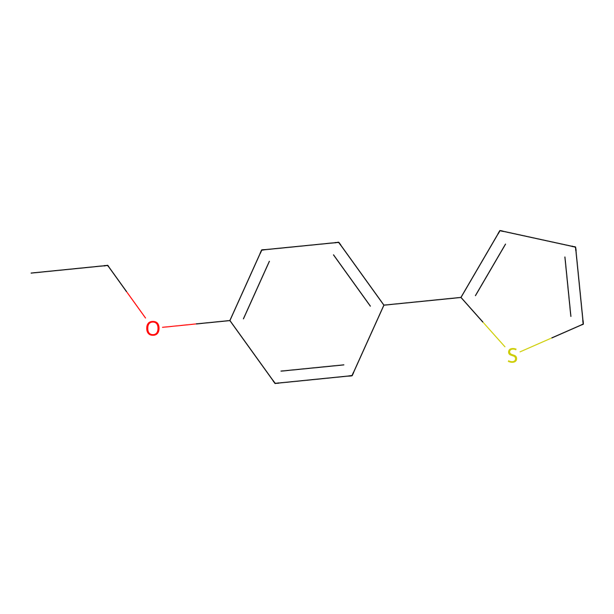 2-(4-Ethoxyphenyl)thiophene molecular structure, CAS 209592-52-9