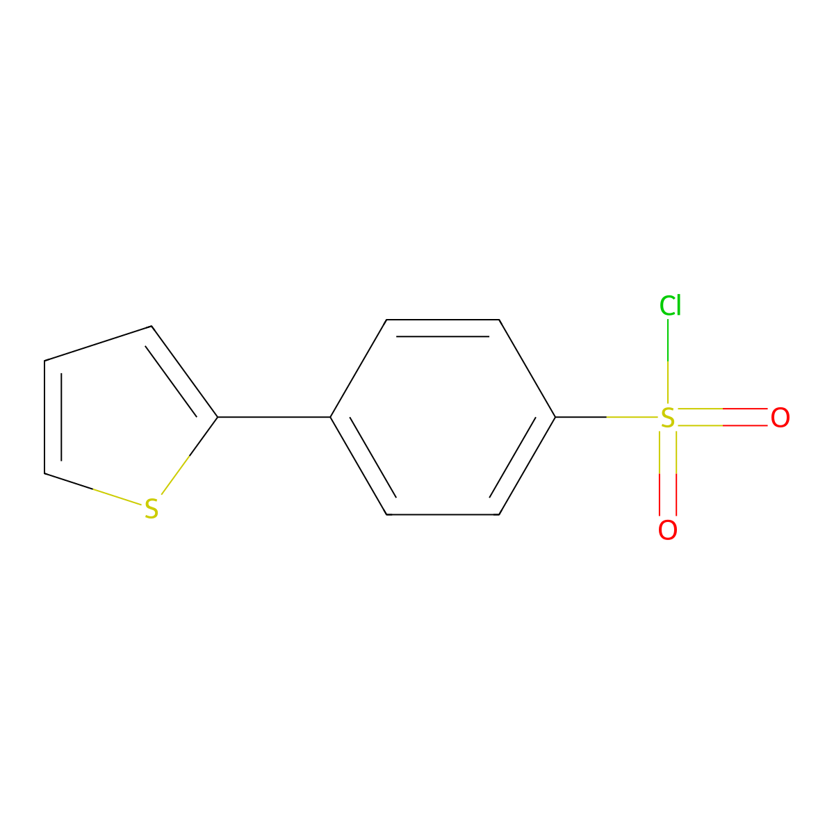 4-(Thiophen-2-yl)benzene-1-sulfonyl chloride molecular structure, CAS 209592-91-6