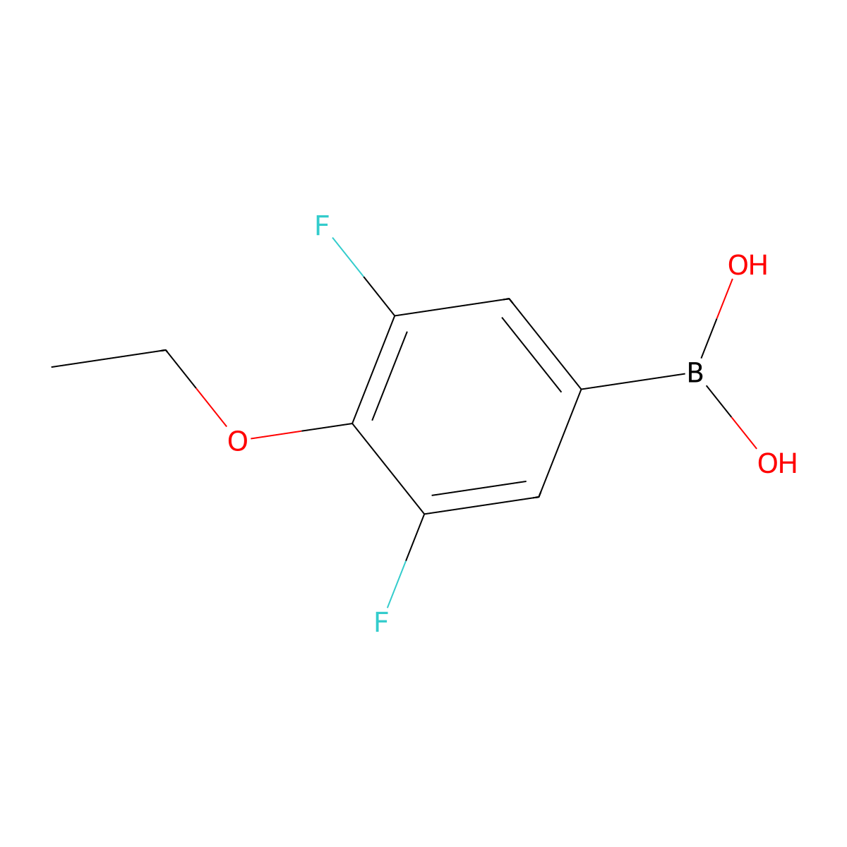 4-Ethoxy-3,5-difluorophenylboronic acid molecular structure, CAS 2096333-93-4