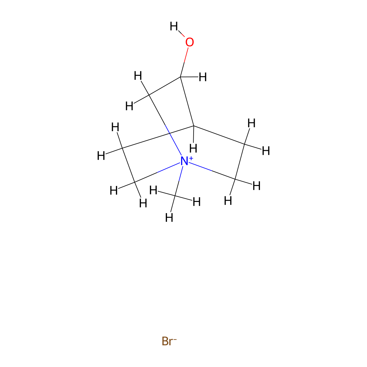 3-Hydroxy-1-methylquinuclidin-1-ium bromide molecular structure, CAS 2096336-00-2