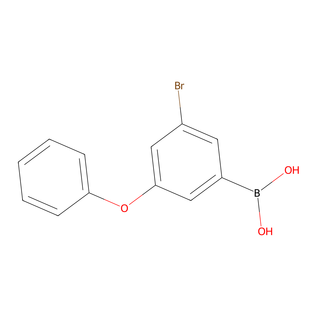 3-Bromo-5-phenoxyphenylboronic acid molecular structure, CAS 2096338-55-3