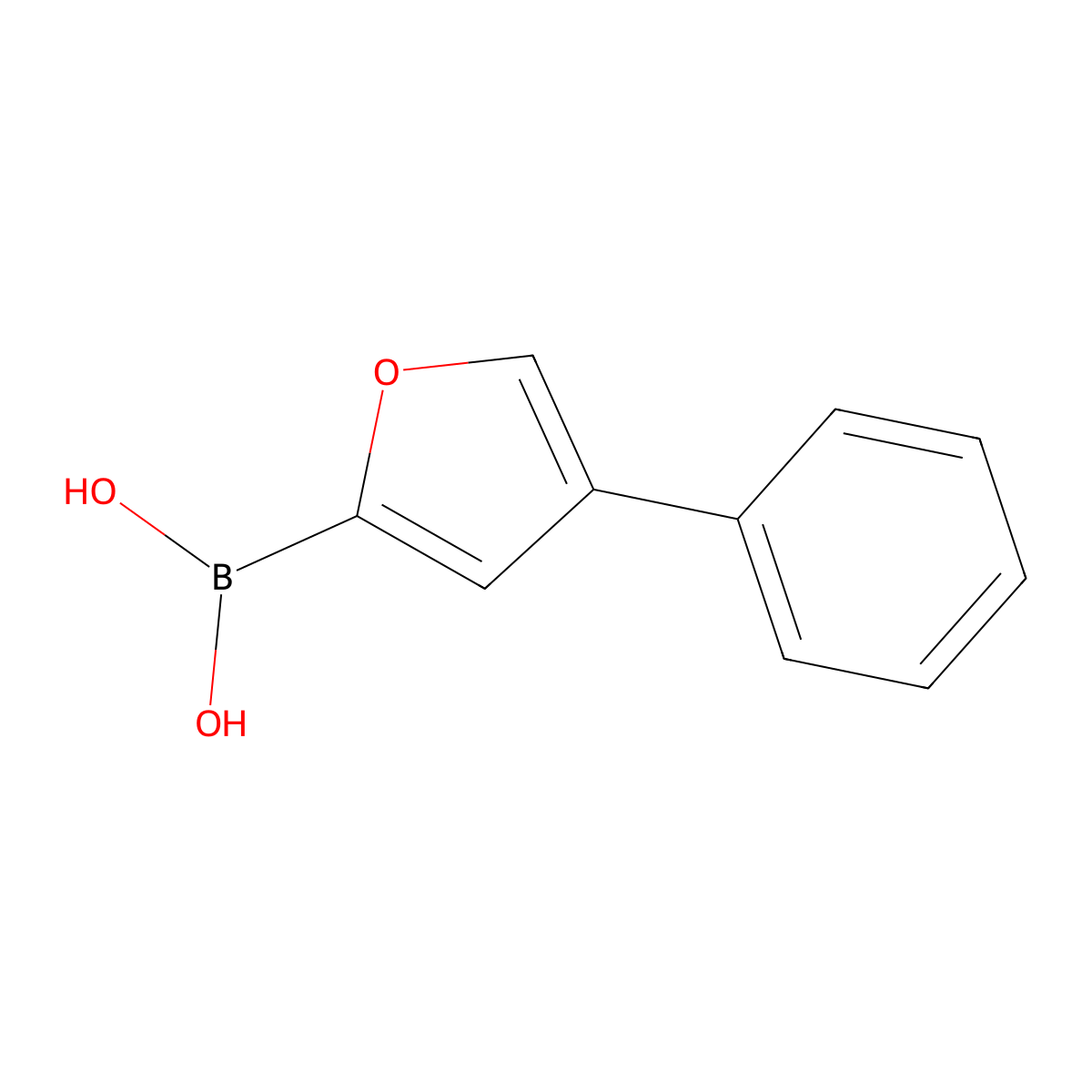 4-Phenylfuran-2-boronic acid molecular structure, CAS 2096339-14-7