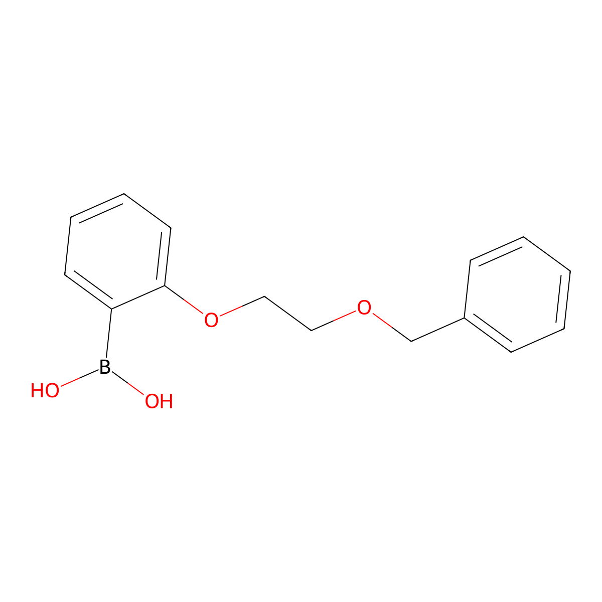 2-(2-(Benzyloxy)ethoxy)phenylboronic acid molecular structure, CAS 2096341-74-9