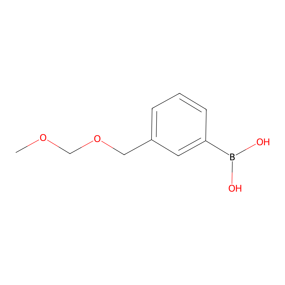 3-[(Methoxymethoxy)methyl]phenylboronic acid molecular structure, CAS 2096342-14-0