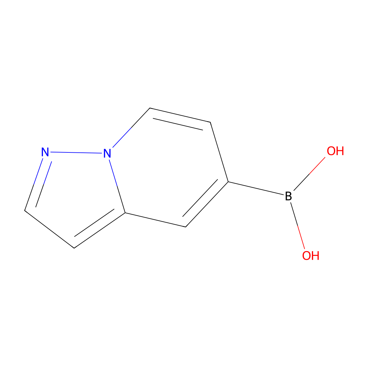 {Pyrazolo[1,5-a]pyridin-5-yl}boronic acid molecular structure, CAS 2096342-39-9
