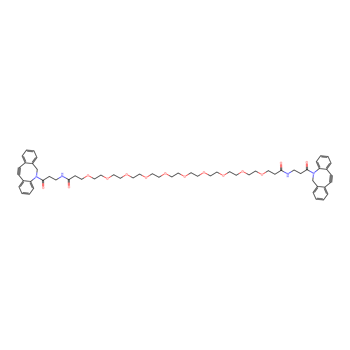 Dbco-peg10-dbco molecular structure, CAS 2096516-12-8