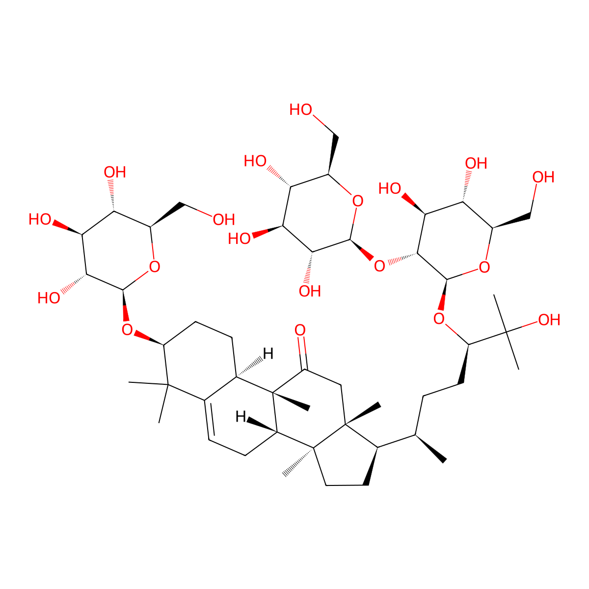 11-Oxomogroside IIIe molecular structure, CAS 2096516-68-4