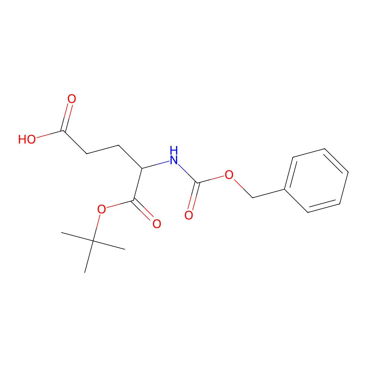 5-[(2-Methylpropan-2-yl)oxy]-5-oxo-4-(phenylmethoxycarbonylamino)pentanoic acid molecular structure, CAS 2096546-37-9