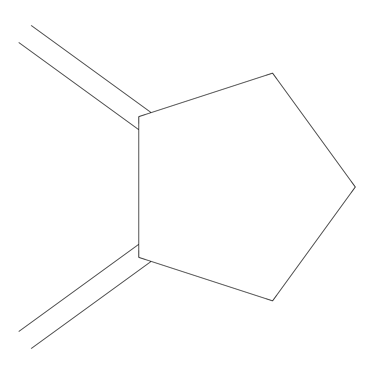 Cyclopentane,1,2-bis(methylene)- molecular structure, CAS 20968-70-1