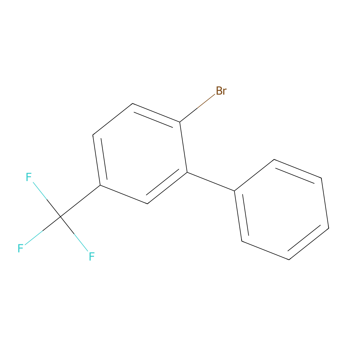 2-Bromo-5-(trifluoromethyl)-1,1'-biphenyl molecular structure, CAS 2096967-58-5