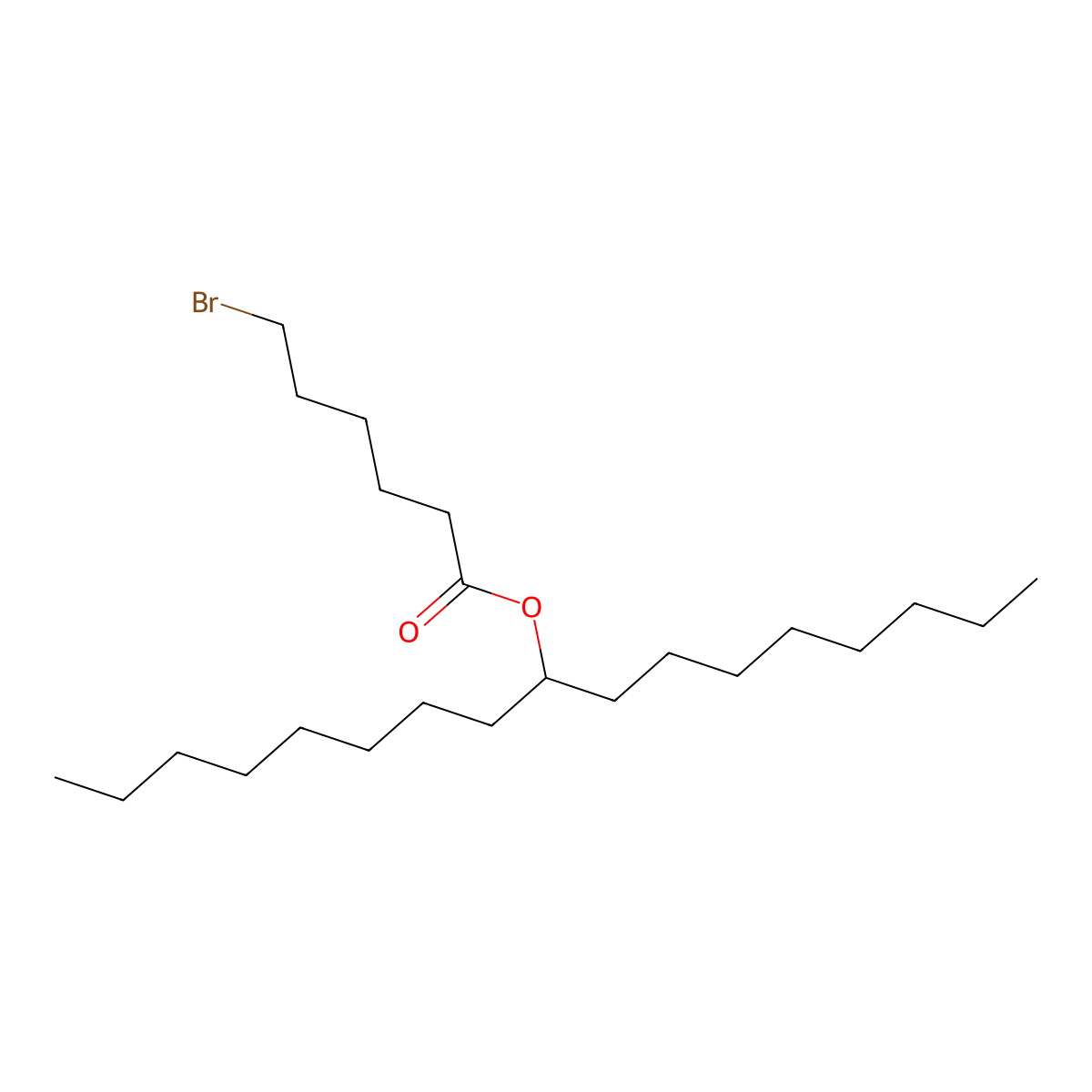 Heptadecan-9-yl 6-bromohexanoate molecular structure, CAS 2096984-35-7