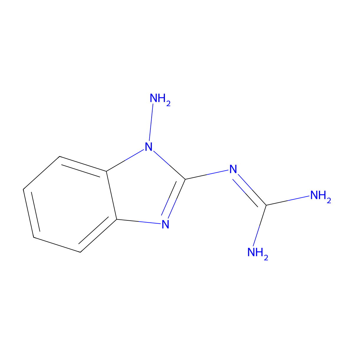 N-(1-Amino-1h-benzimidazol-2-yl)guanidine molecular structure, CAS 2096985-99-6