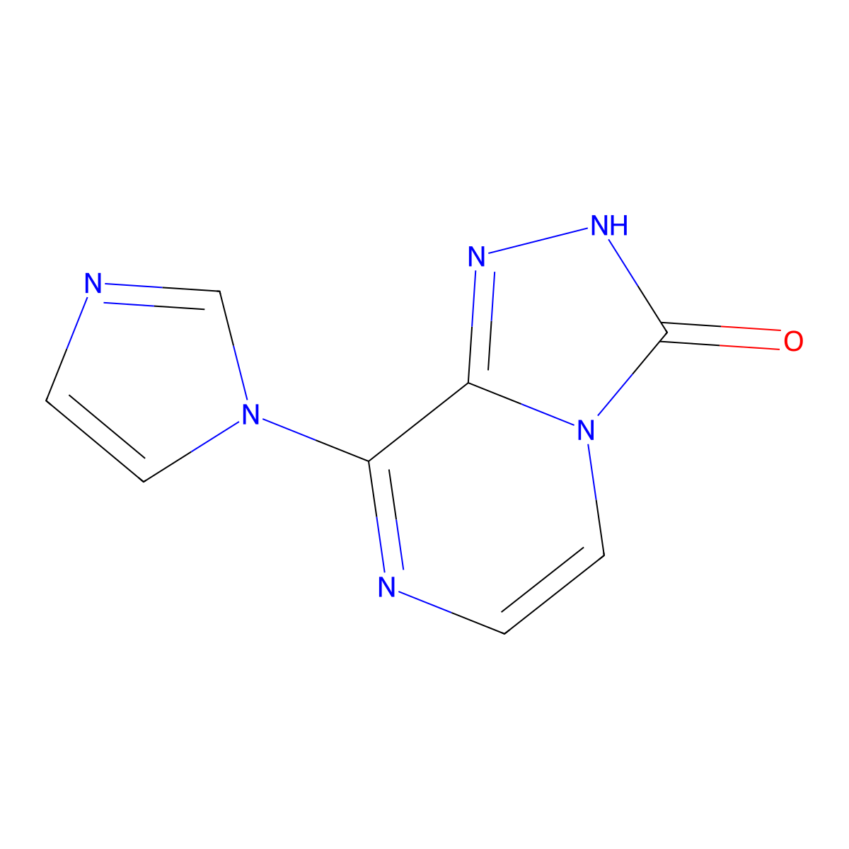 8-(1H-imidazol-1-yl)[1,2,4]triazolo[4,3-a]pyrazin-3(2H)-one molecular structure, CAS 2096986-53-5