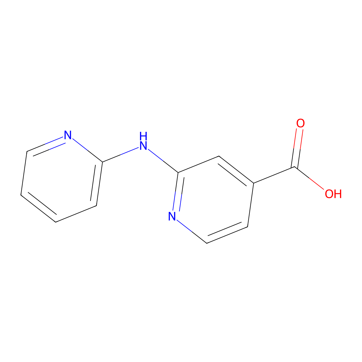 2-(Pyridin-2-ylamino)isonicotinic acid molecular structure, CAS 2096987-17-4