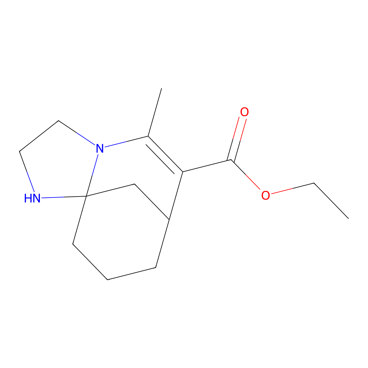 Ethyl 5-methyl-2,3,7,8,9,10-hexahydro-1h-7,10a-methanoimidazo[1,2-a]azocine-6-carboxylate molecular structure, CAS 2096987-29-8