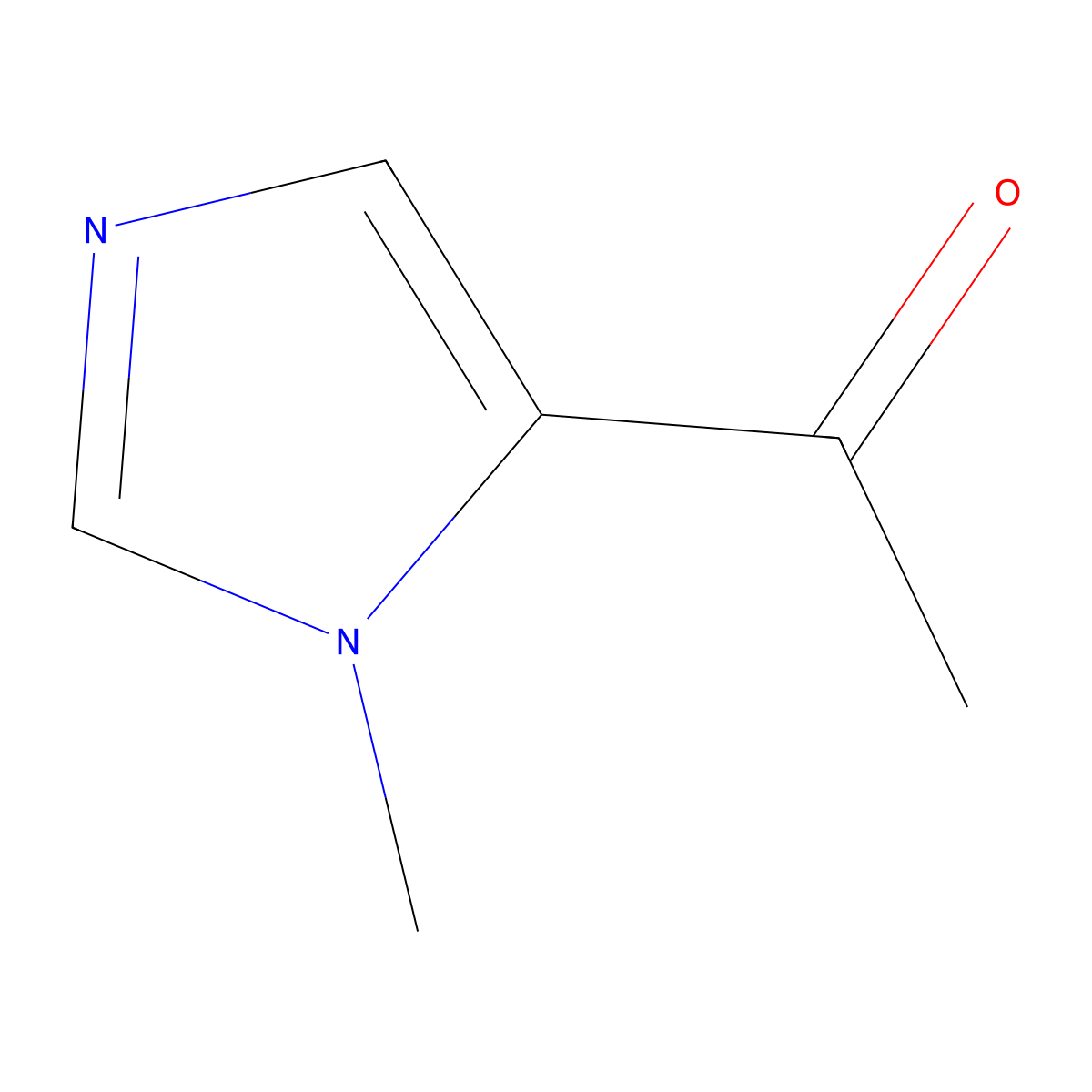 1-(1-Methyl-1H-imidazol-5-yl)ethanone molecular structure, CAS 20970-50-7