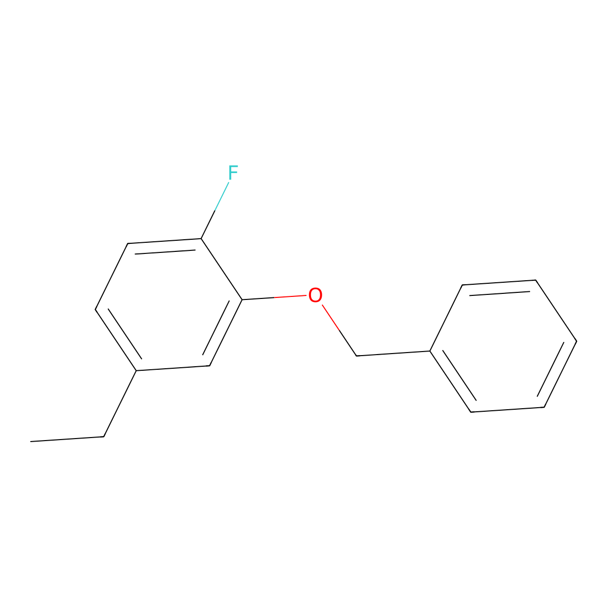 2-(Benzyloxy)-4-ethyl-1-fluorobenzene molecular structure, CAS 2097002-55-4