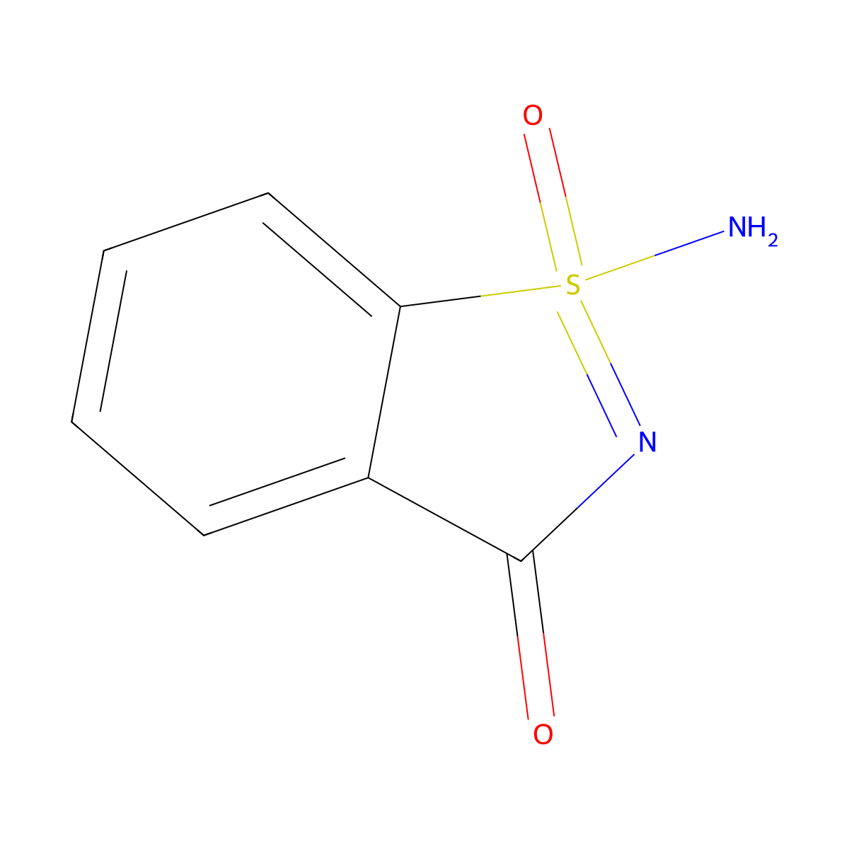 1-Imino-2,3-dihydro-1lambda6,2-benzothiazole-1,3-dione molecular structure, CAS 2097006-10-3