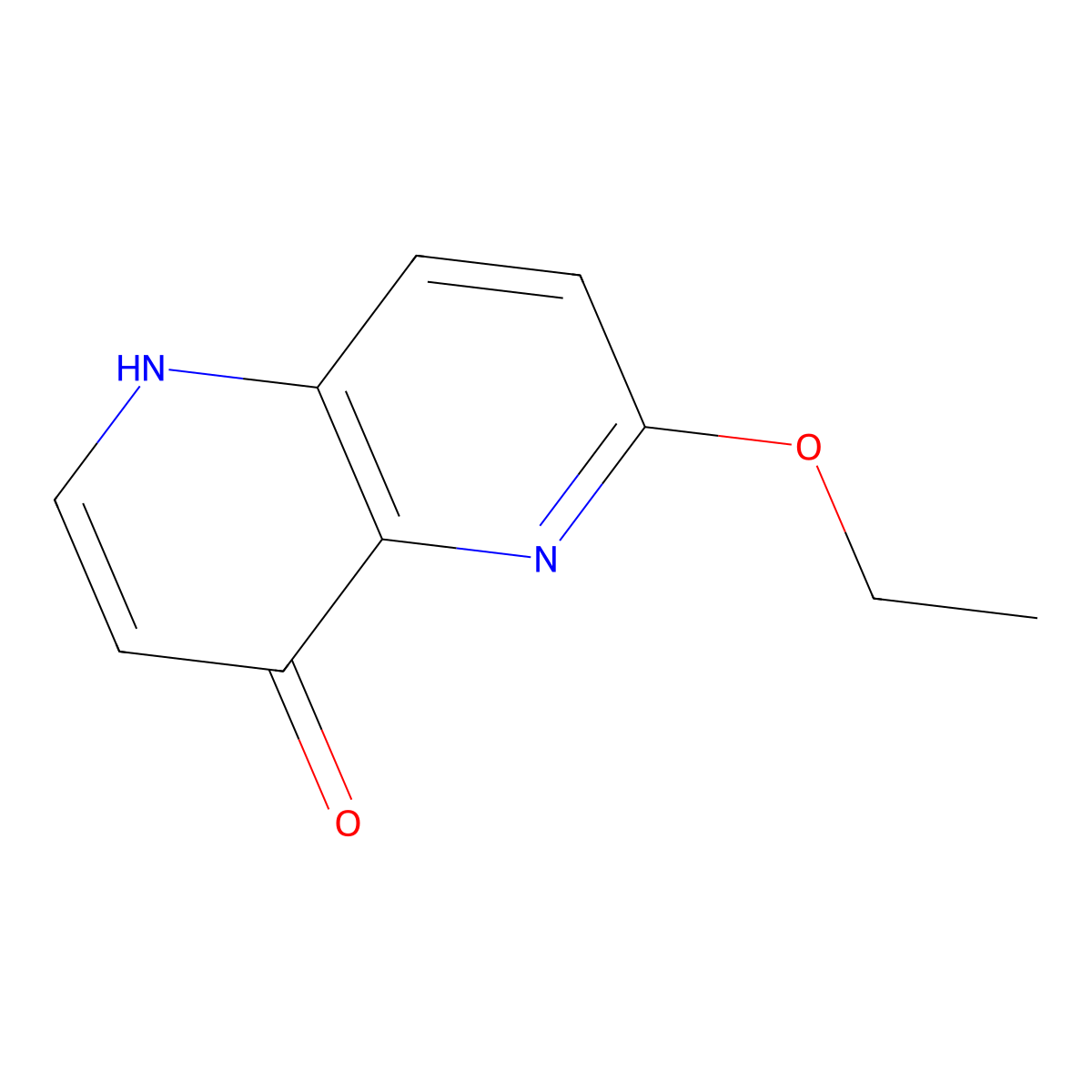 6-Ethoxy-[1,5]naphthyridin-4-ol molecular structure, CAS 2097068-45-4