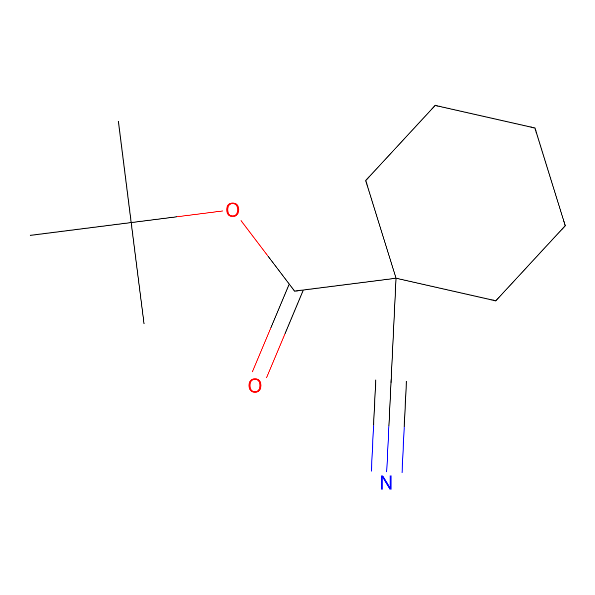 1-Cyano-cyclohexanecarboxylic acid tert-butyl ester molecular structure, CAS 2097068-48-7