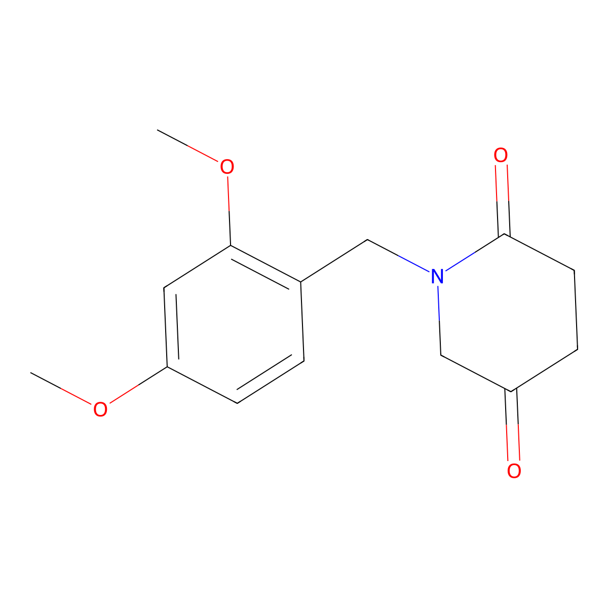 1-(2,4-Dimethoxy-benzyl)-piperidine-2,5-dione molecular structure, CAS 2097068-64-7