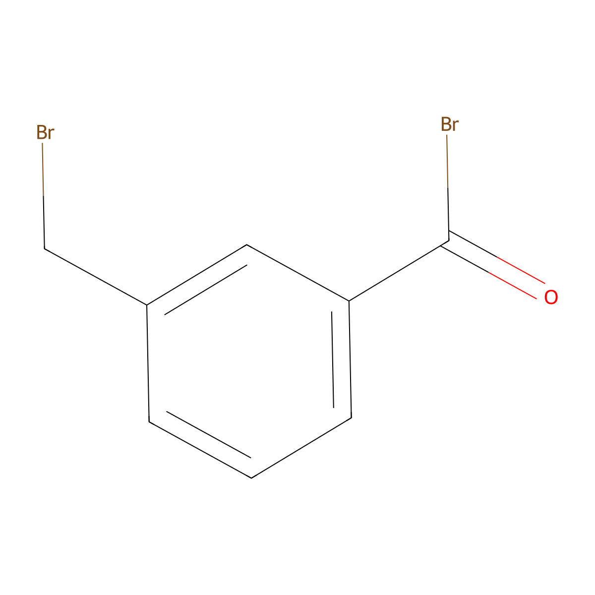 3-(bromomethyl)benzoyl Bromide molecular structure, CAS 209743-33-9