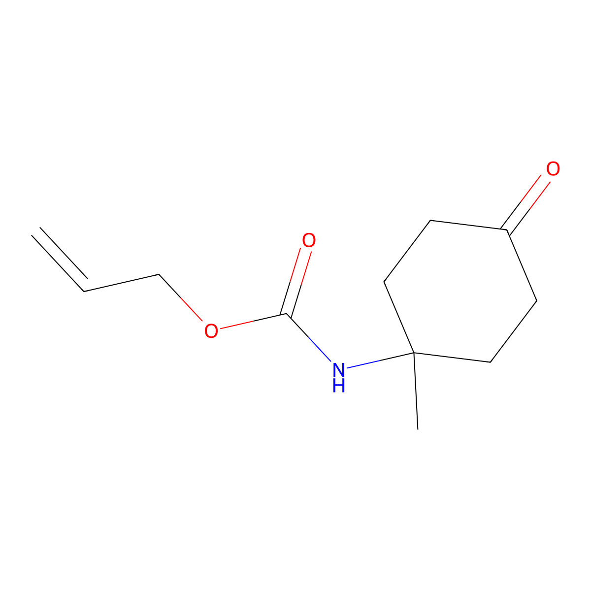Allyl (1-methyl-4-oxocyclohexyl)carbamate molecular structure, CAS 2097517-24-1