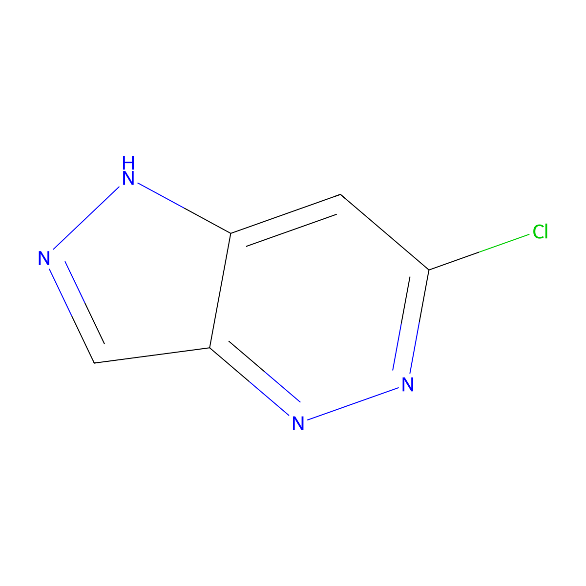 6-chloro-1H-pyrazolo[4,3-c]pyridazine molecular structure, CAS 2097611-04-4