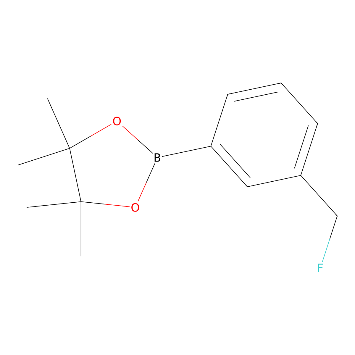 2-[3-(Fluoromethyl)phenyl]-4,4,5,5-tetramethyl-1,3,2-dioxaborolane molecular structure, CAS 2097735-73-2