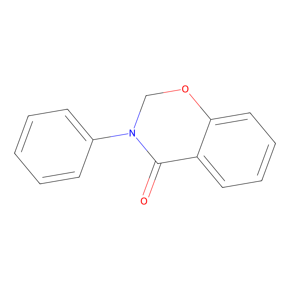 4H-1,3-Benzoxazin-4-one, 2,3-dihydro-3-phenyl- molecular structure, CAS 20978-96-5
