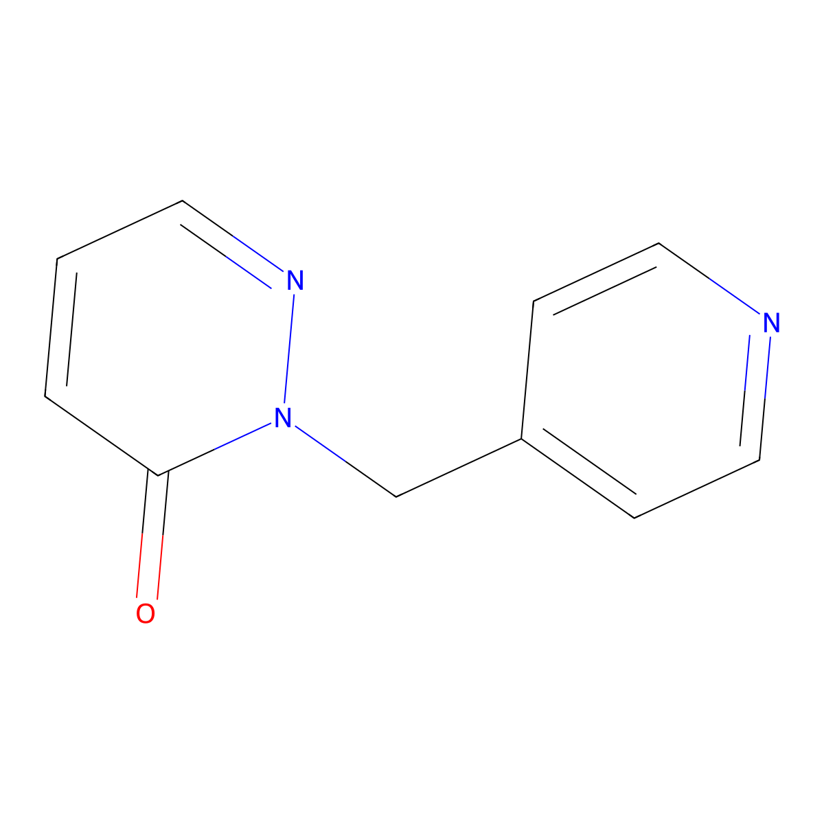2-[(Pyridin-4-yl)methyl]-2,3-dihydropyridazin-3-one molecular structure, CAS 2097857-00-4