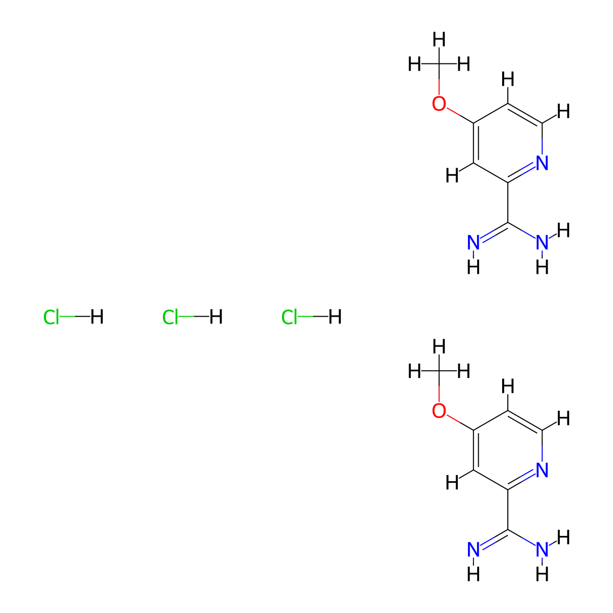 4-Methoxypicolinimidamide sesquihydrochloride molecular structure, CAS 2097864-95-2